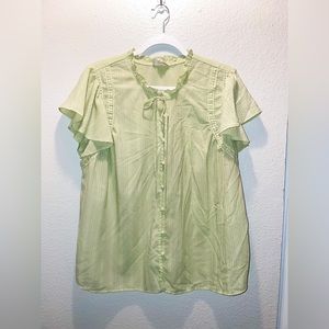 Perch Light Green Blouse